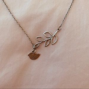 Cute Bird & Branch Necklace